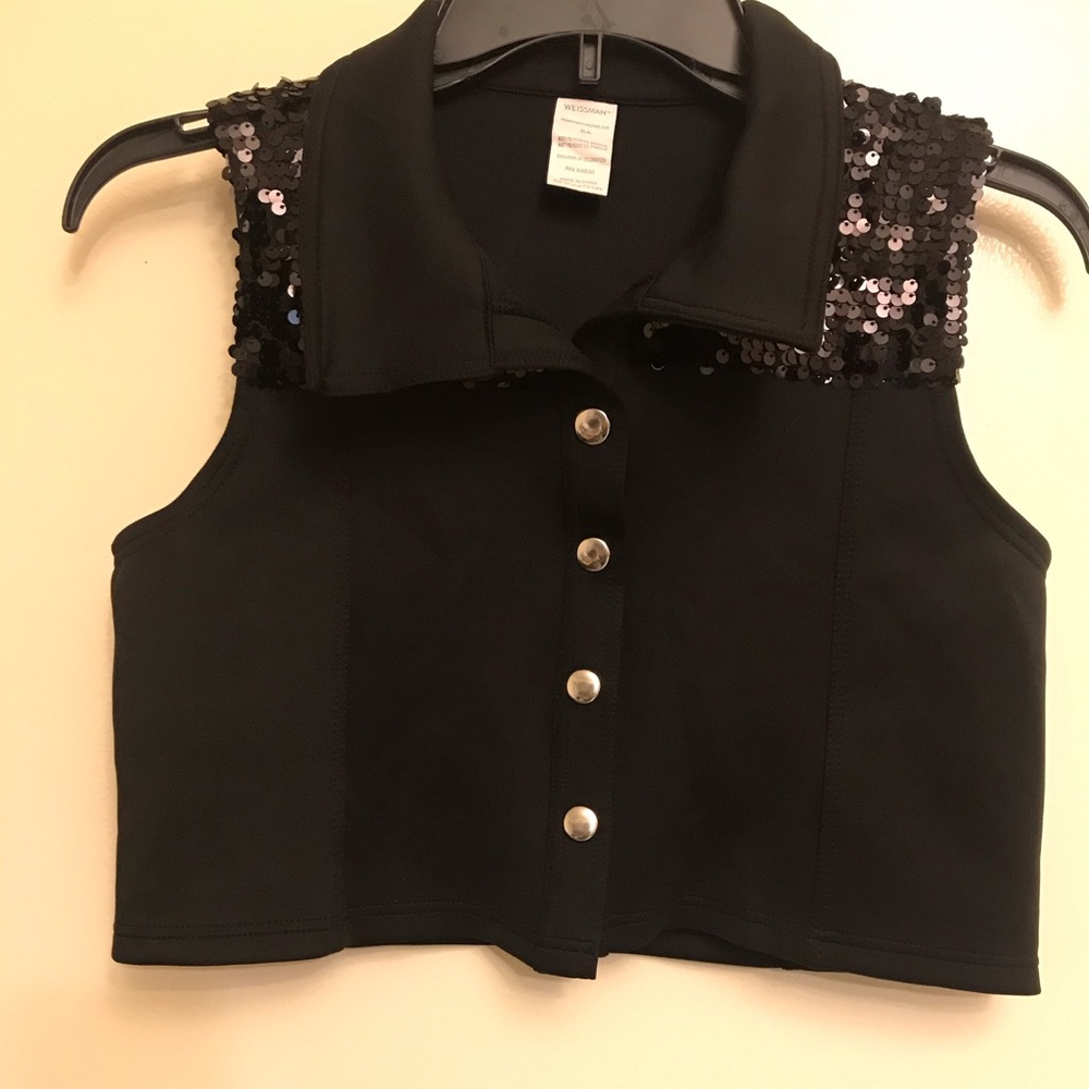 WEISSMAN  girl  vest dance costume